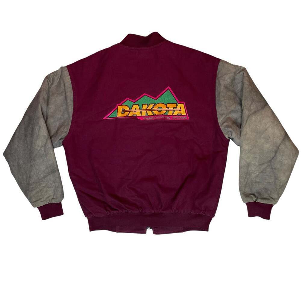 Vintage Dakota Bomber Jacket Mens M USA Made Workwear Canvas - Picture 1 of 9